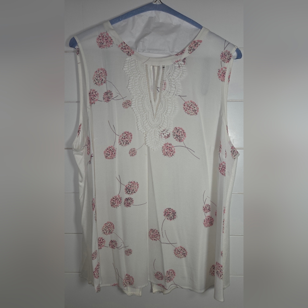 Daniel Rainn Quin Keyhole Crochet Top 3x